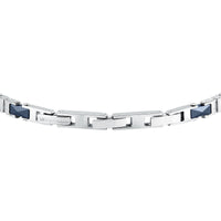 maserati jewels ceramic stainless steel bracelet yg ceramic blue 18+3.5cm