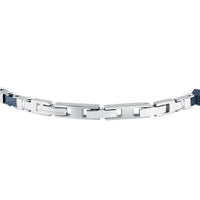 maserati jewels ceramic stainless steel bracelet blue ceramic blue 18+3.5cm