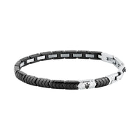 maserati jewels ceramic stainless steel bracelet black 18.5+3.5cm