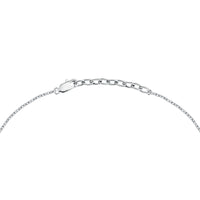 maserati jewels iconic pendant with black stone & ip yellow gold 45+5cm