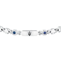 maserati jewels sapphire bracelet stainless steel black lg sap 18+3.5cm