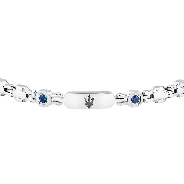 maserati jewels sapphire bracelet stainless steel black lg sap 18+3.5cm