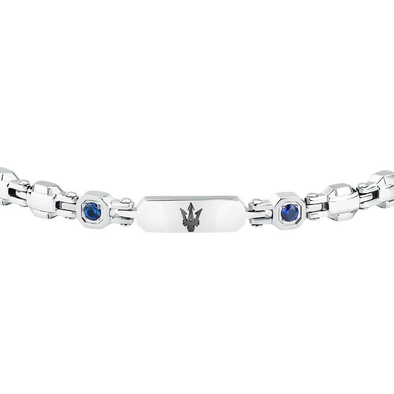 maserati jewels sapphire bracelet stainless steel black lg sap 18+3.5cm