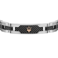 maserati jewels silver, gun, rose gold bracelet 210mm jewellery buckle