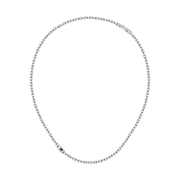 maserati jewels silver necklace 50 cm jewellery buckle