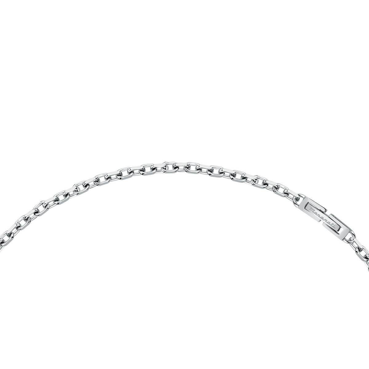 maserati jewels silver necklace 50 cm jewellery buckle