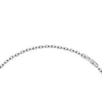 maserati jewels silver necklace 50 cm jewellery buckle