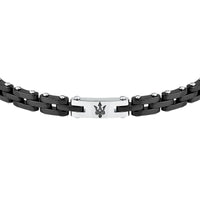 maserati jewels ceramic bracelet stainless steel black ceramic black 18+3.5cm