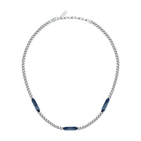 maserati jewels iconic necklace with ip blue 45+5cm