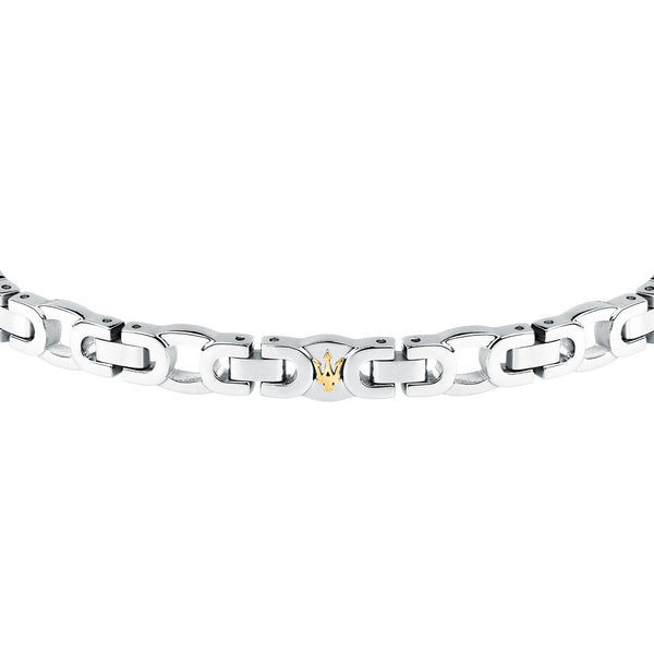 maserati jewels iconic bracelet stainless steel gold plated 18+3.5cm