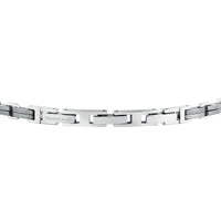 maserati jewels titanium bracelet stainless steel black 19+3cm
