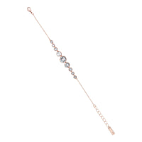 crystal flow rose gold bracelet