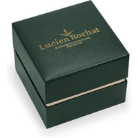 lucien rochat aurorae 24x30mm 2h green dial gold plated bracelet