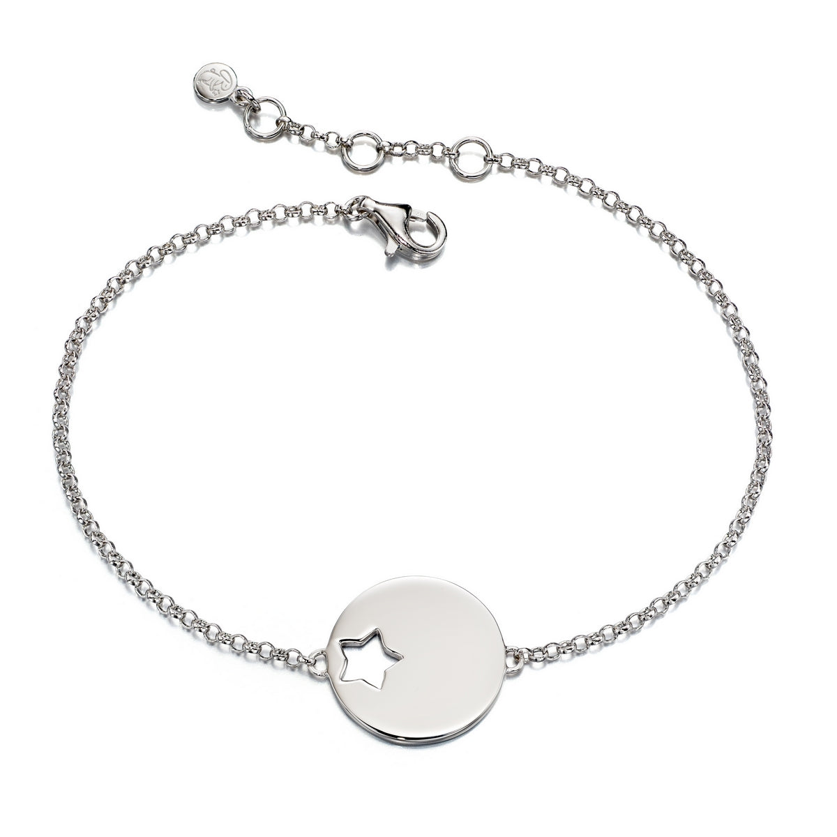 zoe  adults cut out star disc bracelet