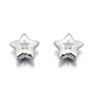 noor  diamond star stud earring