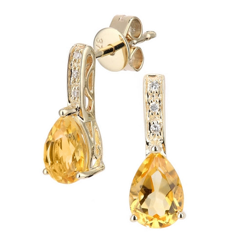 earrings 9ky 375 1.78 weight 6 diamonds 0.03 diamond weight