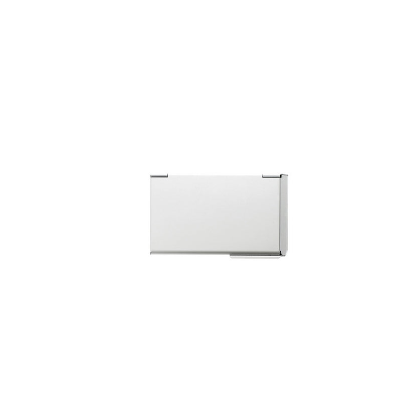 ogon silver aluminium business card holder