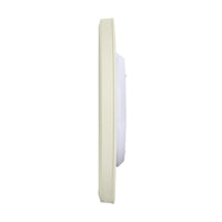 seiko quartz wall cream step second hand clock