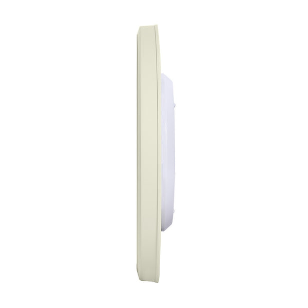 seiko quartz wall cream step second hand clock