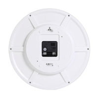 seiko quartz wall cream step second hand clock