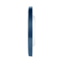 seiko quartz wall blue step second hand clock
