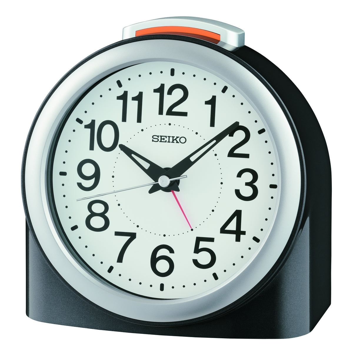 seiko quartz bedside black ascending beep alarm light clock
