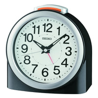 seiko quartz bedside black ascending beep alarm light clock