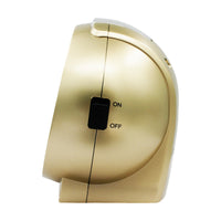 seiko quartz gold bell bedside alarm clock