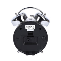 seiko quartz bedside silver bell alarm clock