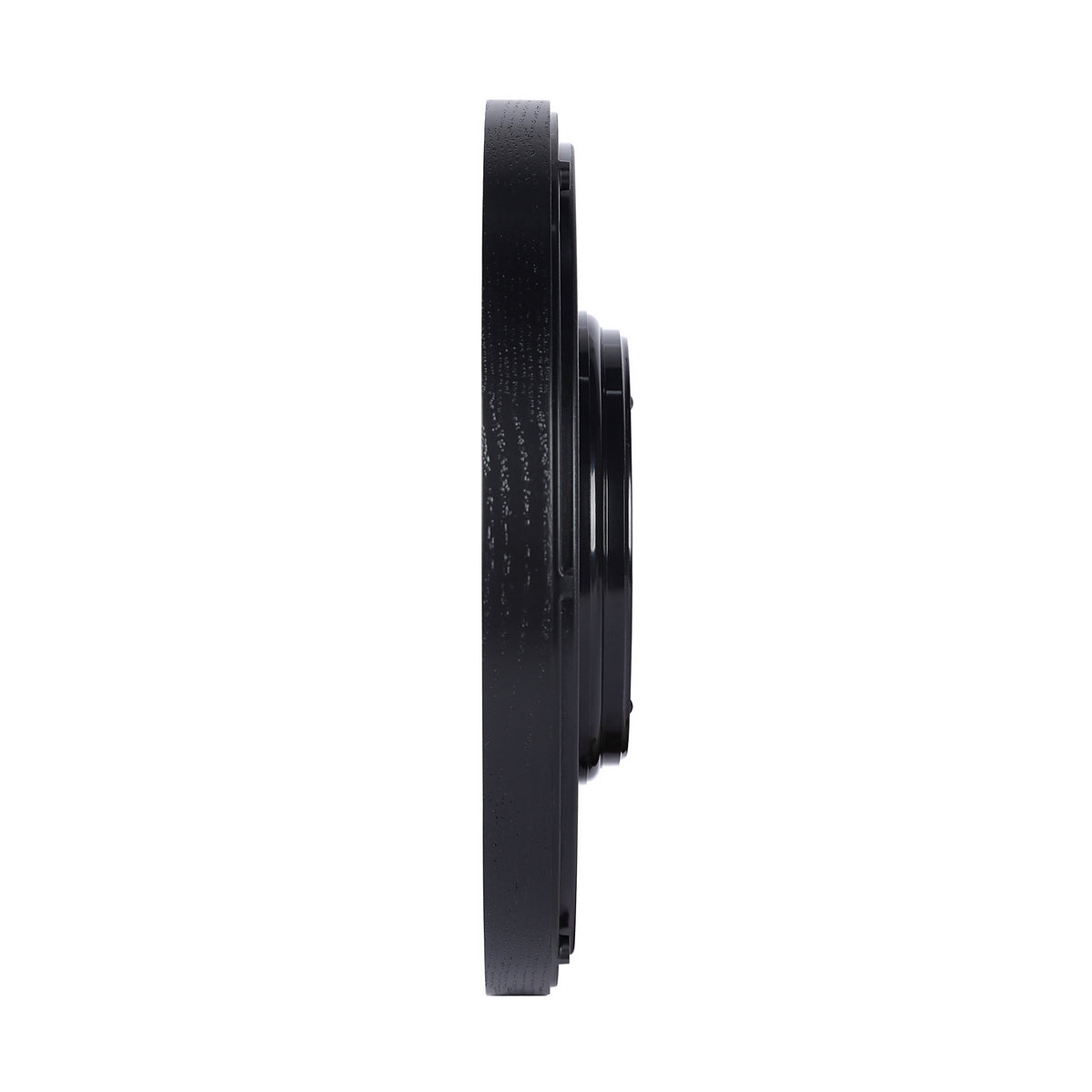 seiko quartz black wooden wall clock