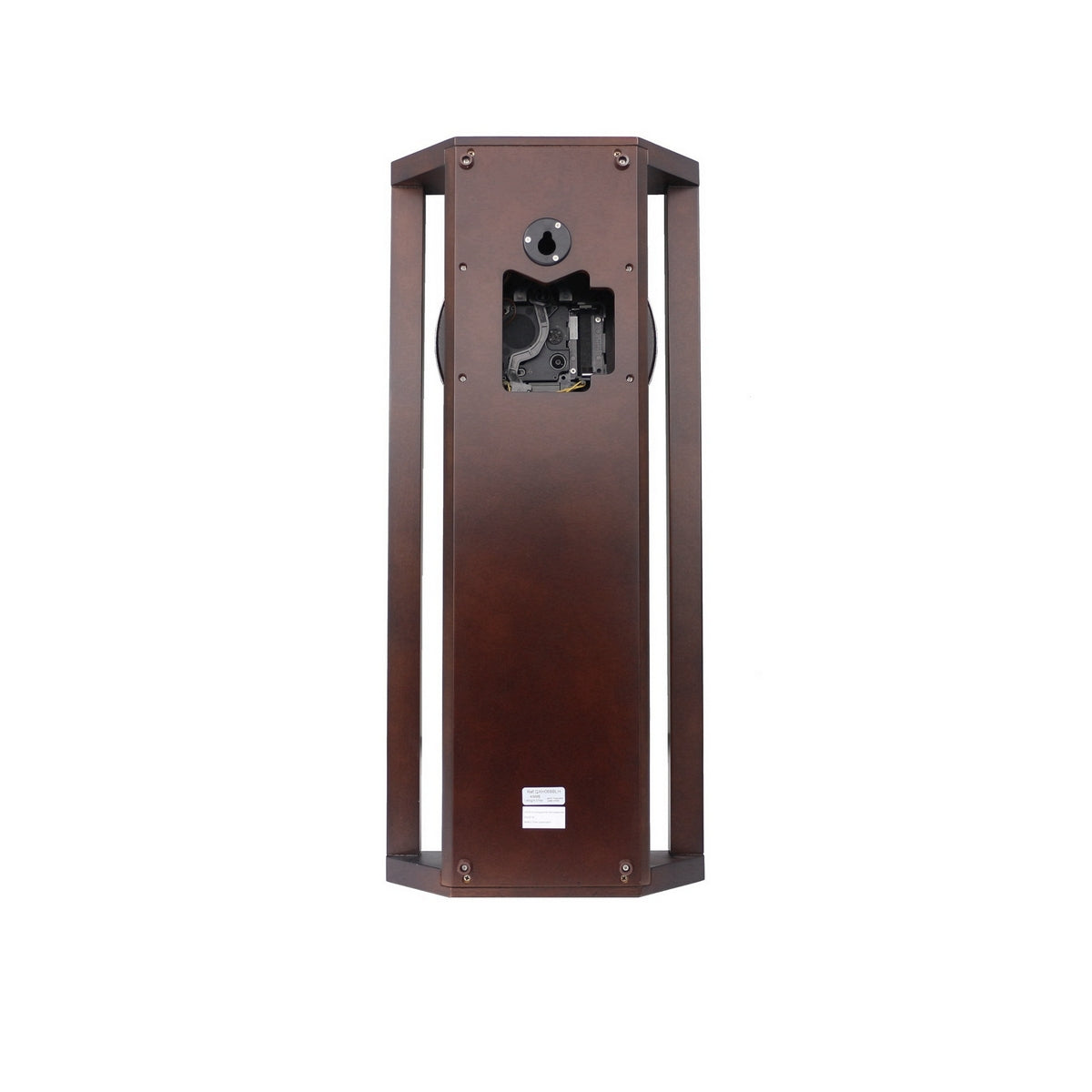 seiko quartz dark wood pendulum wall clock