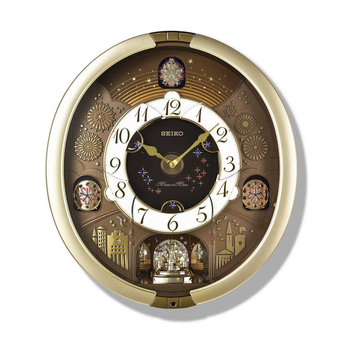 seiko quartz melody in motion wall clock