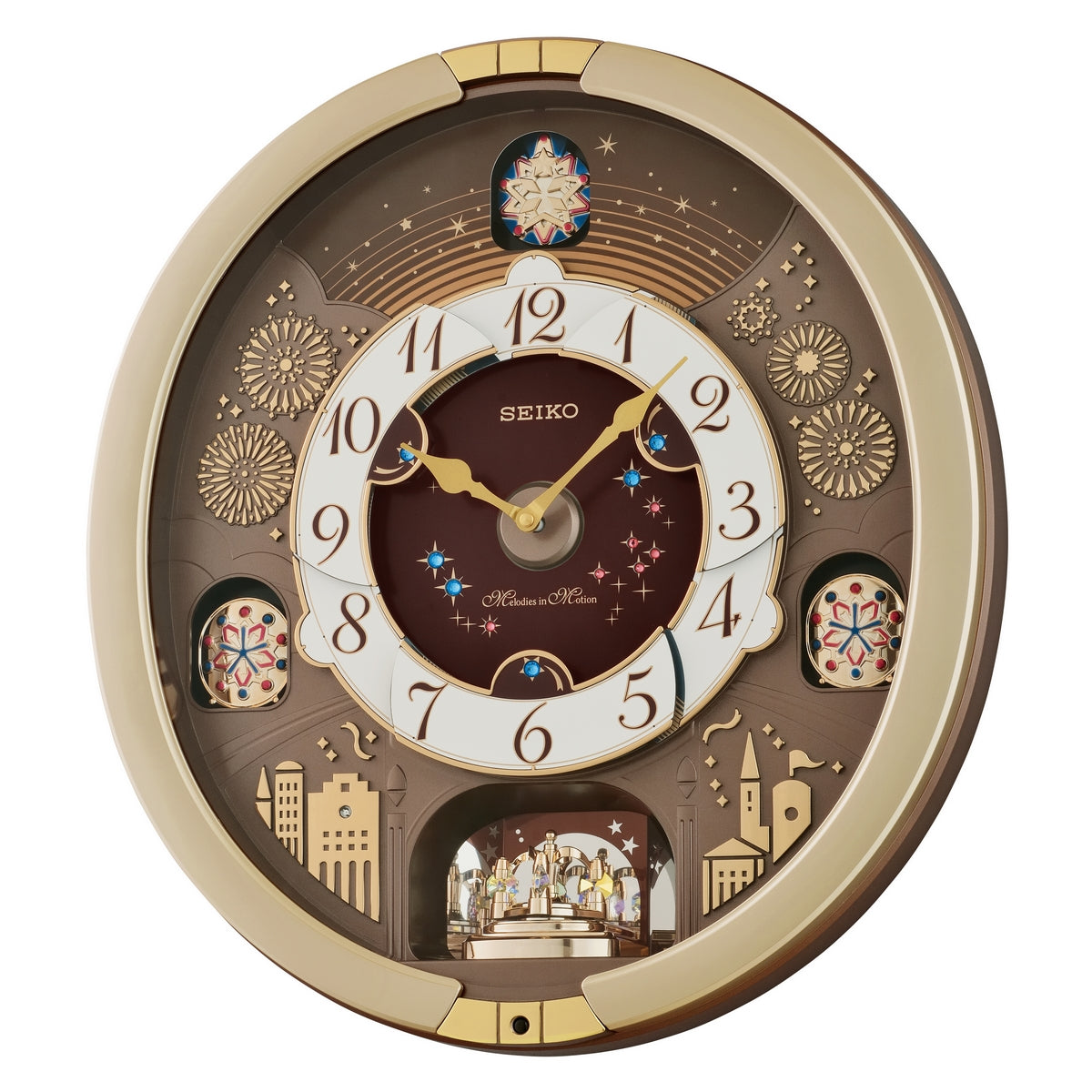 seiko quartz melody in motion wall clock