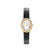 lucien rochat precieux 20mm 2h silver dial black strap