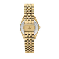lucien rochat ladies quartz gold plated silver dial bracelet watch