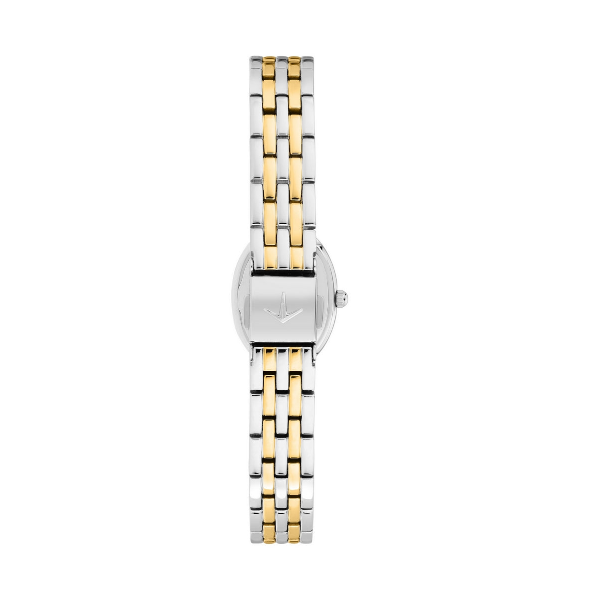 lucien rochat pr�cieux 20mm 2h white silver dial two tone bracelet