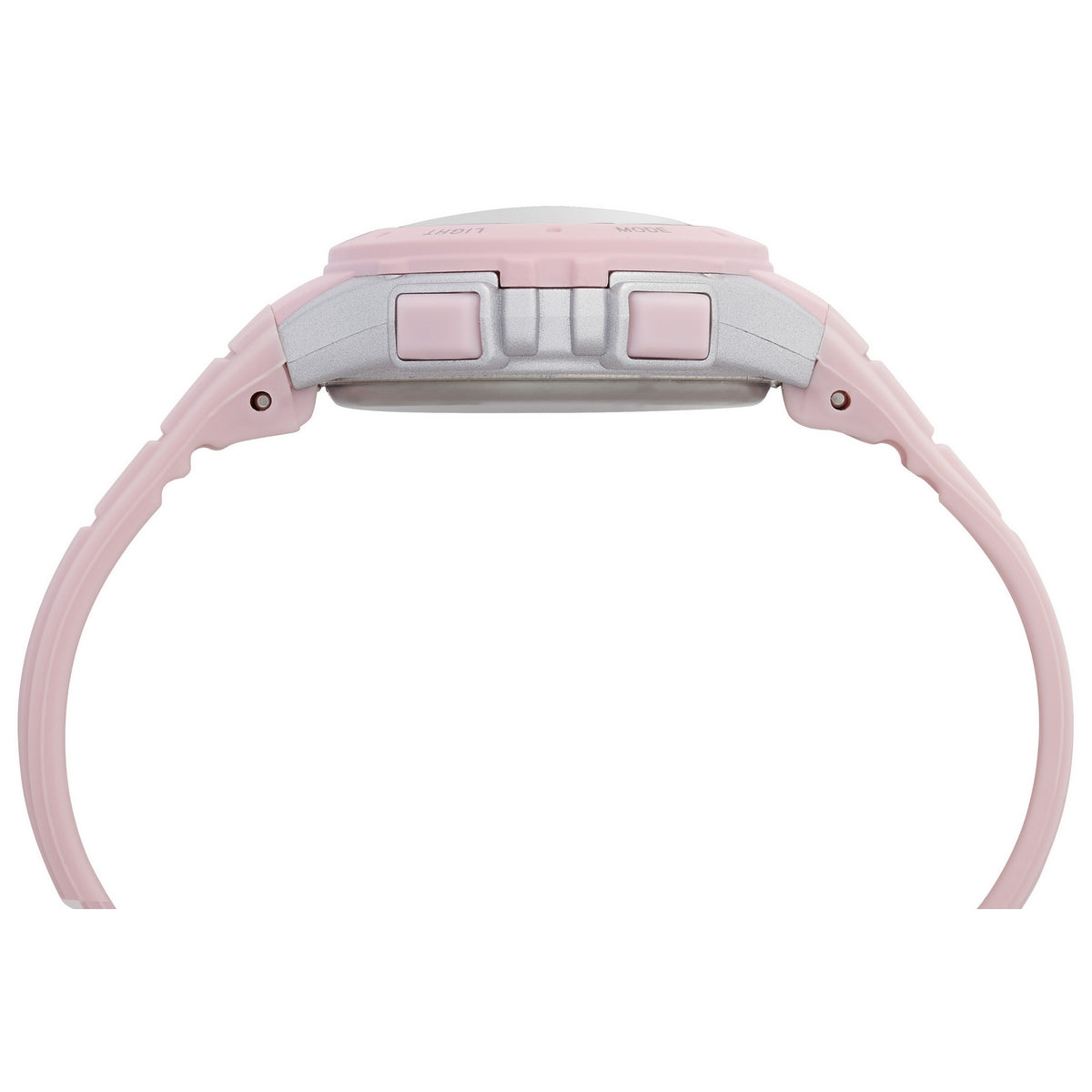 lorus digital kids pink silicon strap