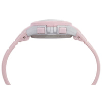 lorus digital kids pink silicon strap