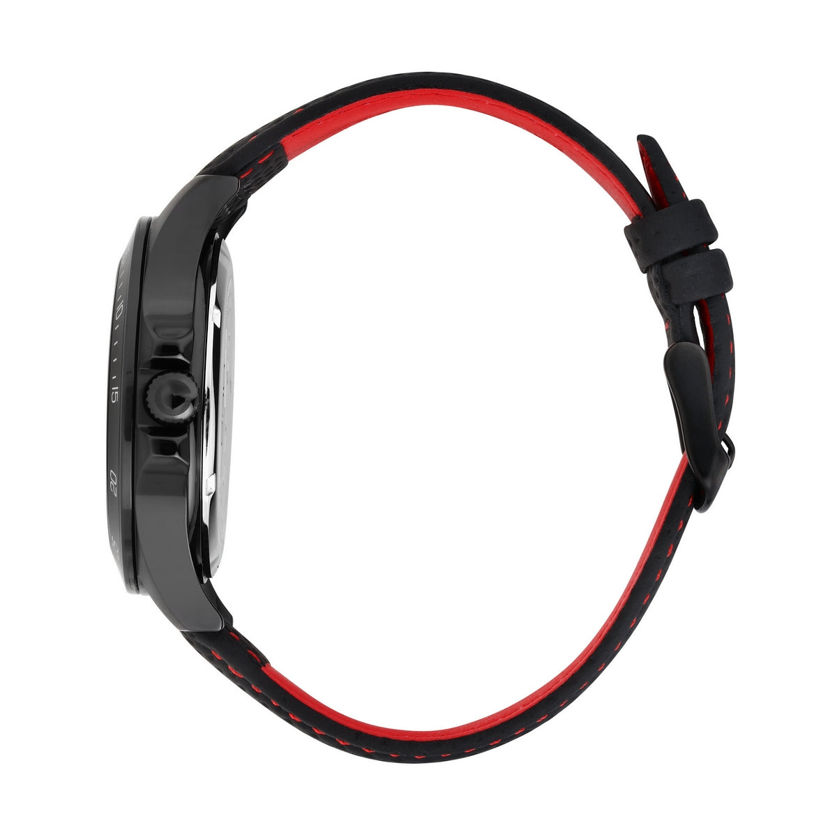 sector 230 43mm 3h black dial black st