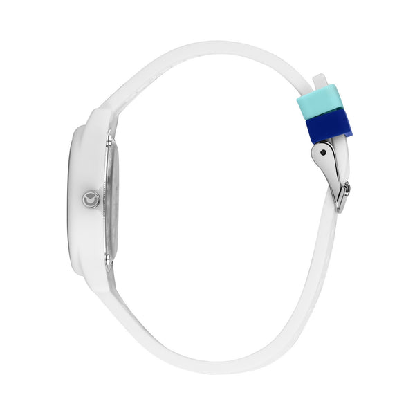 sector no limits ex-q 35mm inter milan 3h white dial white strap watch