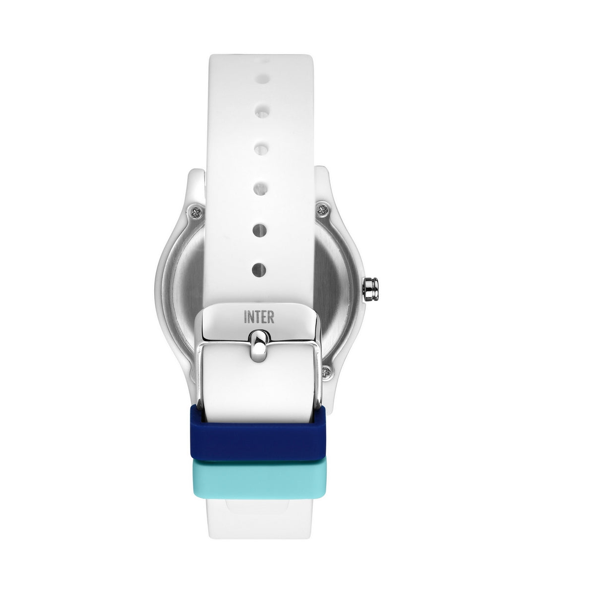 sector no limits ex-q 35mm inter milan 3h white dial white strap watch