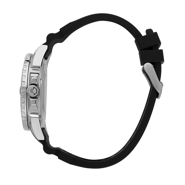 sector  450 41mm 3 hand blk dial ora bez blk sili st watch