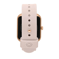 sector multi function smart watch s-03 light pink silicone strap