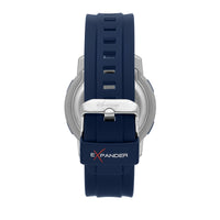 sector expander ex-37 45mm digital blue pu strap watch