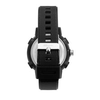sector expander ex-45 43mm digital blue dial black polyurethane strap