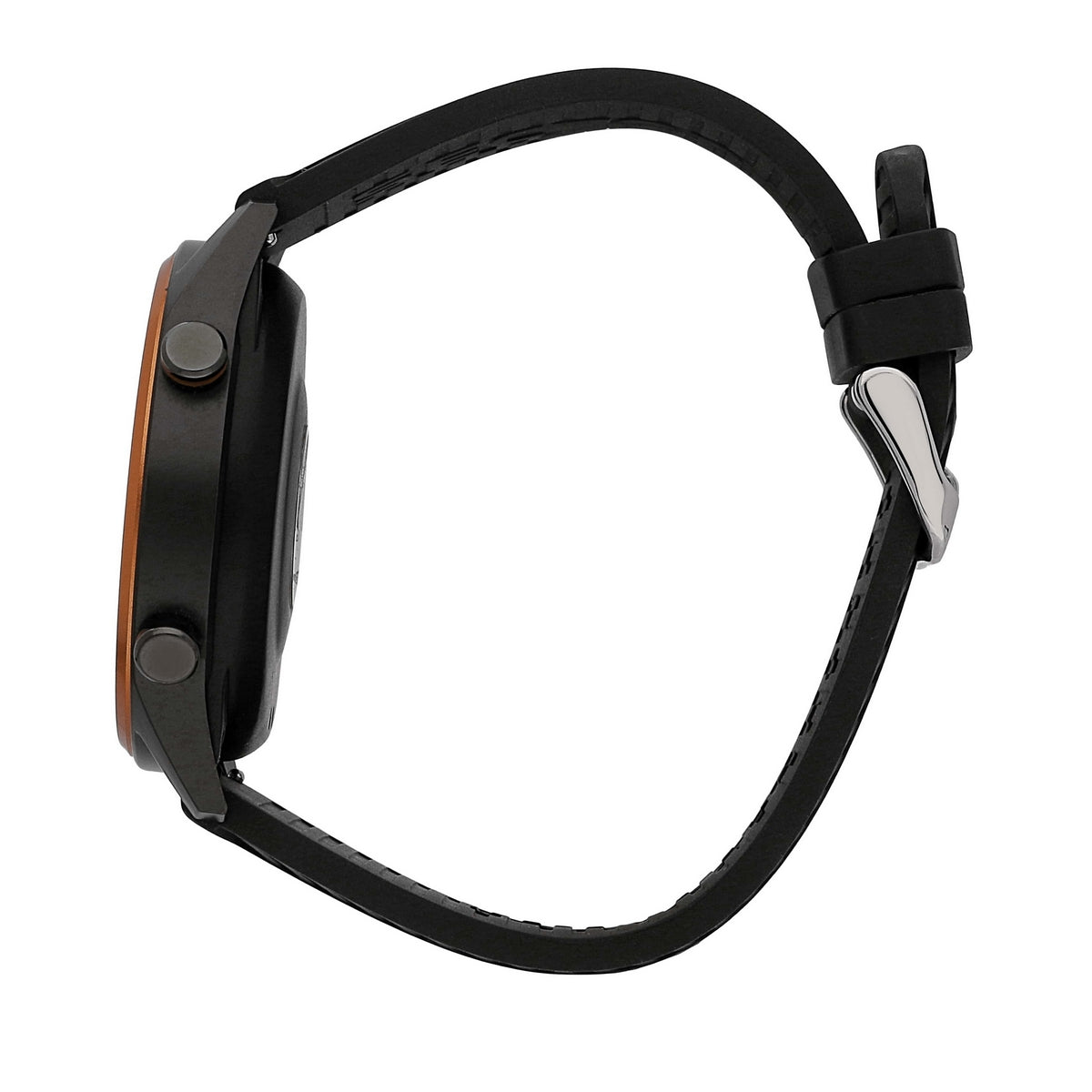 sector multi function smart watch s-02 black silicone strap