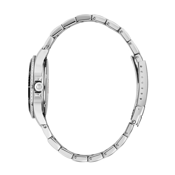 sector 230 35mm 3h black dial stainless steel bracelet