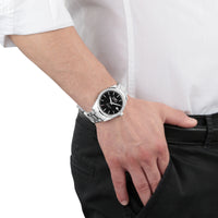 sector  240 gents 41mm 3 hand black dial  bracelet watch