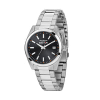 sector no limits 240 37mm 3h black dial stainless steel bracelet watch
