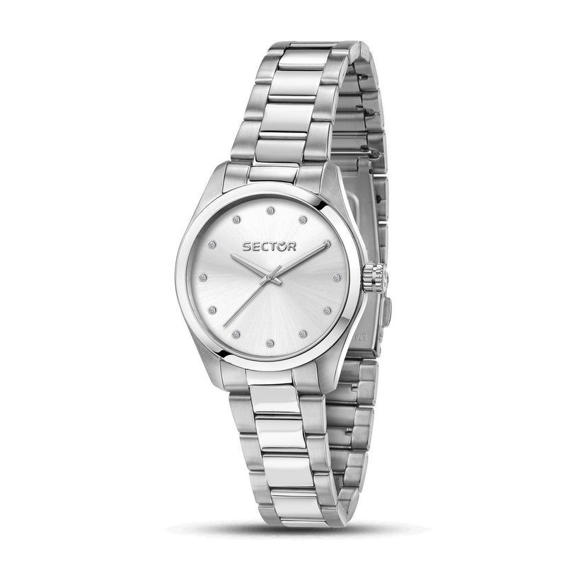 sector quartz ladies stainless steel stardust indexes bracelet watch